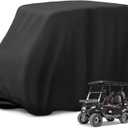 Golf Cart Cover for Universal 2/4/6 Passenger Golf Cart Covers, 156" L x 55" W x 79" H