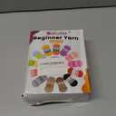 3 Pack Beginners Crochet Yarn, Christmas Green Cotton Yarn for Crocheting Knitting Beginners, Easy-to-See Stitches, Chunky Thick Bulky Cotton Soft Yarn for Crocheting (3x50g)