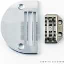 2 x Blooy - B1109-415-HOO B1609-415-HOO Throat Plate/Feed Dog Fit JUKI DLN-415 Lockstitch Sewing Machine Part Use For Extra Heavy Material