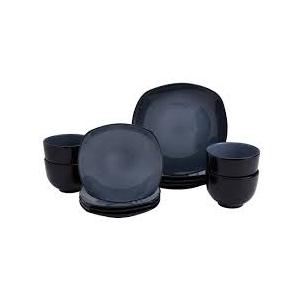 Gallery 9PC Gabrielle Navy Dinnerware