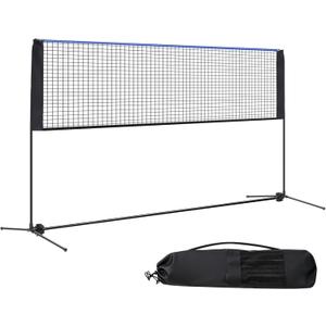 NEWBULIG Portable Badminton Net Set, 10FT Wide, Adjustable Height Multi Sport Net for Pickleball, Tennis, Volleyball, Soccer Tennis, Indoor Outdoor with Carry Bag, Easy Setup for Backyard
