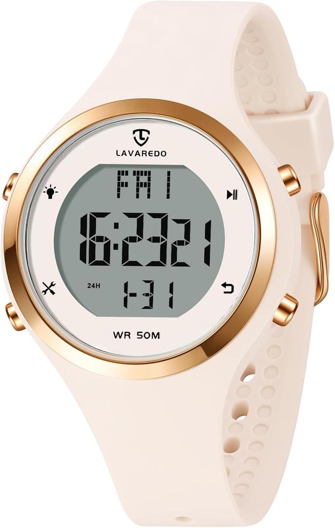 BEN NEVIS NN Watches for Women, Digital Watch Womens Outdoor Sport with Alarm/Calendar/Stopwatch/Chronograph/Back Light, Gifts for Women