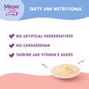 Ultra Chewy Meow Luv Lickable Cat Treats Salmon Flavor Squeeze Tubes Carrageenan Free, No Artificial Preservatives Prebiotic Fiber, L-Taurine & Milk Thistle 0.5 oz Tubes, Pack of 5 (EXP 04/30/27)