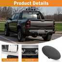 OE: 55077311AB/68495076AA/55077311AB, Tow Hitch Ball Hole Cover, Compatible with Dodge Ram 1500 2500 3500 2003-2018, 1500 2019-2021