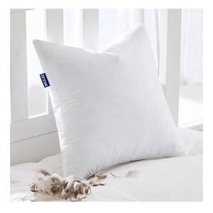 MIULEE Feather Pillow Insert 22x22, Decorative Down Throw Pillow Insert Fluffy Throw Pillow Cotton Fabric for Sofa Bed Couch