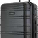 Scotch & Soda Rotterdam Expandable Hardside Luggage, Black, 22" Carry-On