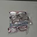 Kerecsen Reading Glasses 5 Pairs Fashion Ladies Readers Spring Hinge with Pattern Print Eyeglasses for Women (Multicolor, 3.0, x)