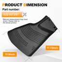 54" Grass Deflector Shield 187257 532187257 187257X428 539112054 532188938 Compatible with Husqvarna 2354GXLS 2754GLS Poulan AYP Lawn Mower, Efficient Grass Discharge Side Chute, Black