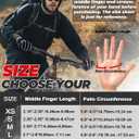 RIGWARL Waterproof Winter Gloves for Cold Weather, Touchsreen Anti-Slip Gloves Liner for Men Women Cycling Drving Runing Hiking Walking