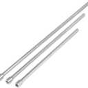 TOOLUXE 00216L 1/2" Drive Long Reach Extension Bar Set | 3 Piece | 18", 24", 30" | Super Extended | Cr-V Steel, clear