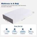 Amazon Basics Memory Foam Mattress, Soft Plush Feel, Breathable, 12", Twin, White/Grey