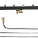 Tool Daily DualFunction Undercarriage Cleaner,Surface Cleaner for Pressure Washer, 16 Inch, Underbody Car Wash Water Broom with 3 Pieces Extension Wand, 4000 PSI