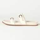 The Drop Women's Avona Two Strap Slide Sandals (11, Cream)