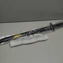 Katana Last Samurai Sword - Real Stainless Steel, Full Tang, Hand Forged, Not Carbon Steel, Free Stand Hand Forged Made (Black)