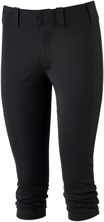 Mizuno Girls' Youth Prospect Softball Pant (Large, Black)