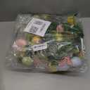 Zeyune 6 ft Easter Egg Garland Artificial Easter Egg Mantel Decoration Pastel Spring Floral Butterfly Garland Decoration for Mantel Home Fireplace Table Wall Indoor Holiday Party