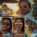 Polarized Aviator Sunglasses for Men Women- Classic Shades Retro Sun Glasses Driving Lightweight UV Protection (A2 Grey Frame/Black Lens)