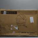 Baby Bassinet, Baby Basinet Bedside Sleeper, Easy to Fold Portable Crib Side Bassinet 2025new Style Girl/boy bassinets (Dark Gray)