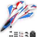 F22 Raptor RC Plane 4 Channel with 6-Axis Gyro Stabilizer for Beginner, 19" X 14"