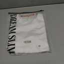 DREAM SLIM Short Sleeve Crop Tops for Women Tummy Cross Fitted Yoga Running Shirts Gym Workout Cropped Tank Tops (White, XS)