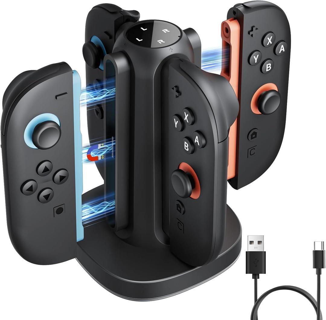 Grip Charger for Nintendo Switch 2 Charging Dock for Switch Joycon Station for NS 2 Accessories 2025