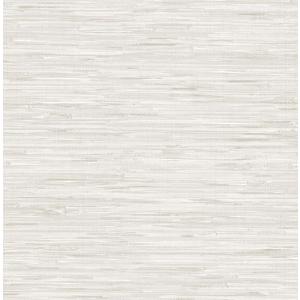 NuWallpaper by WallPops Cream Vinyl Grassweave Peel & Stick Wallpaper, NUS2875