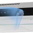 30 Inch Under Cabinet Range Hood | 400 CFM Stainless Steel | Convertible Ducted/Ductless | Touchless Gesture Control | Washable Grease Filters | 3 Speed Fan | LED Lighting - Kendraja