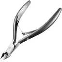 Cuticle Trimmer 3/4 Jaw Extremely Sharp Cuticle Nippers Scissors Stainless Steel Clippers Cutter Remover Pedicure Manicure Nail Tool, opove X7, Space Gray…