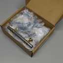 10 Pack Kitchen Cabinet Handles Brushed Nickel and Gold Cabinet Pulls 3 Inch Silver Gold Drawer Pulls for Dresser Bathroom Two Tone Kitchen Hardware,Zinc Alloy Base (Hole Center:3 inch(76mm))