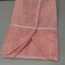 Dejaroo: Mesh Sand Free Bag - Strong Lightweight Tote For Beach & Vacation Essentials. Tons of Storage with 8 Pockets, Foldable, 17x9x15 inches, Pastel Pink with White Strap