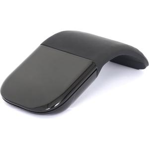 Bluetooth Arc Touch Mouse, Portable Mini Folding Travel Mouse whitout USB Dongle, Foldable Mice for Laptop, Tablet - Black