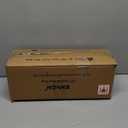 Norfolk Pine Christmas Tree Real Touch Faux Tree with Black Pot, Realistic Indoor Holiday Decor fo Christmas Entryway, Living Room Office (4FT-2Pack)