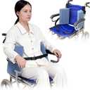 KAAMOS Wheelchair Lateral Support Cushions, Wedge Cushion for Wheelchair Side Guards, Back Support Side Padding, Lateral Foam Wedge Positioning Wheel Chair Stabilizer Attachment (Small, 1 Pair)