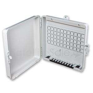 SatelliteSale Weatherproof Junction Box Heavy Duty Enclosure 12x12x3 Inches UV-Rated Thermoplastic Alloy Made in USA