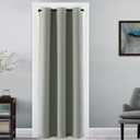 H.VERSAILTEX Doorway Curtain Blackout Closet Door Curtain Room Divider Window Treatment Curtain for Bedroom Thermal Insulated Privacy Drape Soundproof Grommet, 42 x 80 inches, 1 Panel, Sage