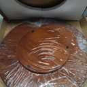 21" Lazy Susan Turntable, Wooden Organizer for Dining Table, Pantry, Kitchen, Countertop, Cupboard,Home Decor, Walnut