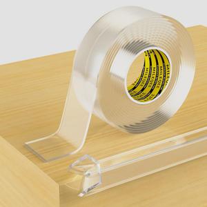 Clear Edge Protector Strip, 1.18in x 9.84FT, Sharp Edge Wrap Cover Tape, Self Adhesive Protective Bumper Corner Guards for Cabinet Door Desk Glass Table Bed Furniture, Kitchen Countertop, Waterproof