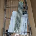 IZEUK 2 Tier Adjustable Metal Storage Shelving Unit, Heavy Duty Wire Rack Organizer for Kitchen, Living Room or Office, 220 lbs Capacity, 27.6 W x 11.8 D x 23.4 H, Chrome