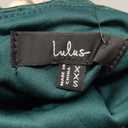 Lulus Perfectly Classy Emerald Green Satin Strappy Maxi Dress, Green, XXS