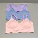 Comfyin Padded Bralette for Women Straps Sleep Bras Seamless Yoga Sport Bras, (Medium(