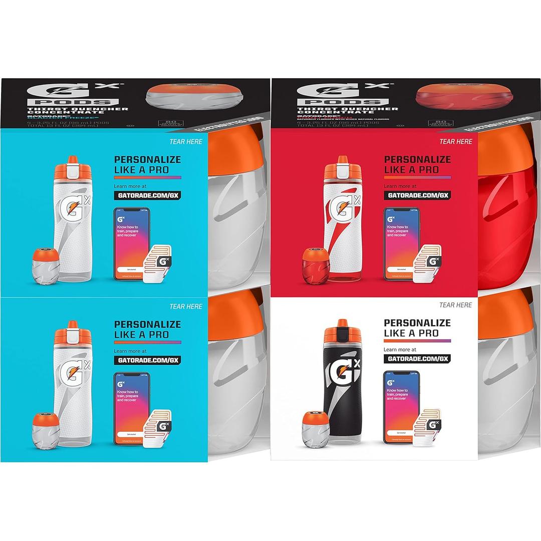 Gatorade Gx Pods VP New (16ct) (3.25 Fl Oz (Pack of 16)) Best By: 03/21/25