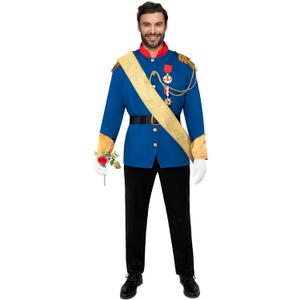 Spooktacular Creations Halloween Men Prince Costume, Prince Charming Costume for Men Halloween Parties (Large)