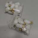 Honoson 30 Pieces Christmas Village Light Bulbs 6 W Replacement Bulbs, E12 Candelabra Base T20 Bulb Accessory for Villages Houses Dept 56, Christmas Tree