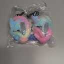 Dearfoams Easter Basket Stuffers Gifts for Kids Family Matching Fuzzy Bunny Slippers (3-6)
