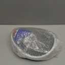 QingSong Kids Snorkel Mask Full Face, Snorkeling Set with Camera Mount, Foldable 180 Degree Panoramic View Snorkeling Gear Anti-Fog Anti-Leak (X-Small, Blue dink)