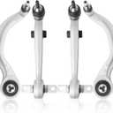 4Pcs Front Forward/Rearward Lower Control Arm Suspension Kit, Compatible with Tesla 3 2017 2018 2019 2020 2021 with Ball Joint, Replace # 104434100D, 104435400A