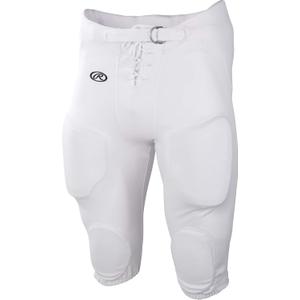 Rawlings Boys Fppi Lightweight Football Pants | Integrated Pads | Practice/Game Use | Youth Sizes | Multiple Colors (XX-Large, White)