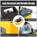 Air Hydraulic Pump, 10,000 PSI, NPT 3/8" Outlet & 1/4" Inlet, Foot Pedal Hydraulic Pumps for Hydraulic Press, Rams & Frame Machine