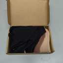 TIICHOO Period Thong Underwear for Women Lace Period Panties Thong Light Absorbency Leakproof Underwear Pack of 6 (Medium, Black/Brown/Sand/Khaki)