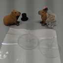 Sliner Capybara Cake Topper Couple Wedding Cake Toppers Decor Funny Bride and Groom Animal Theme Wedding Decor Novios Para Pastel for Engagement Bridal Showers Funny Couple Statue Anniversary